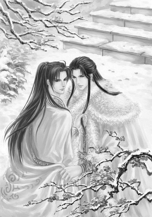 很有看头的黑白古装插画大片
