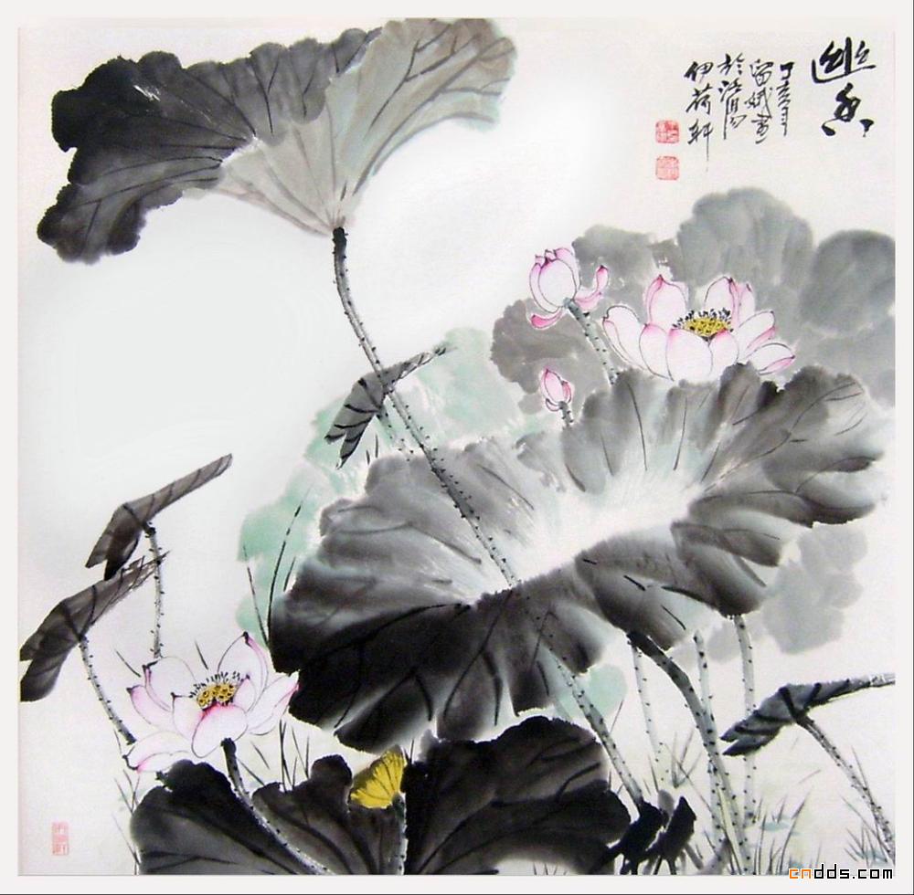 王留娥国画作品