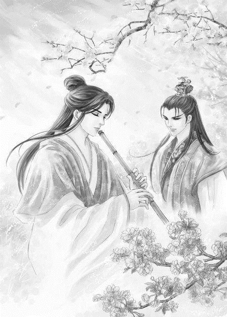 很有看头的黑白古装插画大片