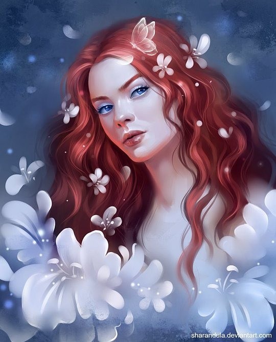 俄罗斯Elena Berezina人物插画作品
