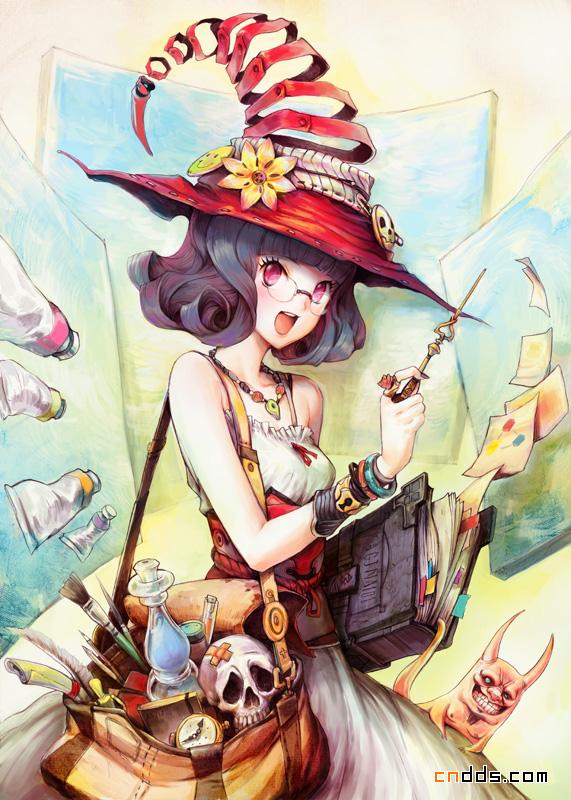Patipat Asavasena(Asuka)精灵插画欣赏