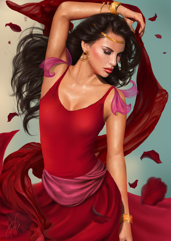 Inna Vjuzhanina人物插画欣赏