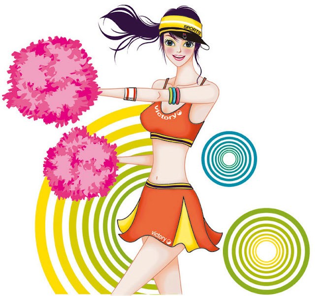 总有一款适合你--时尚女孩插画欣赏