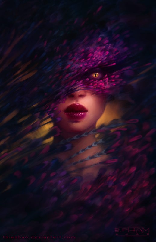 各类科幻片的美女插画大集合