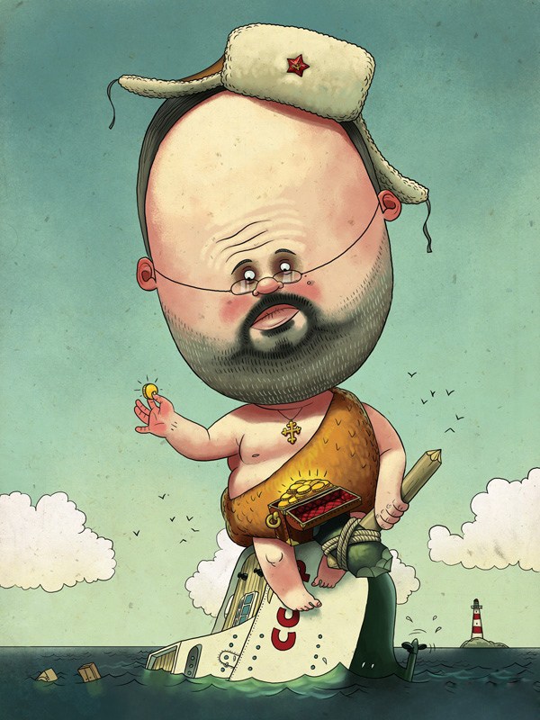 以色列插画家 Denis Zilber作品