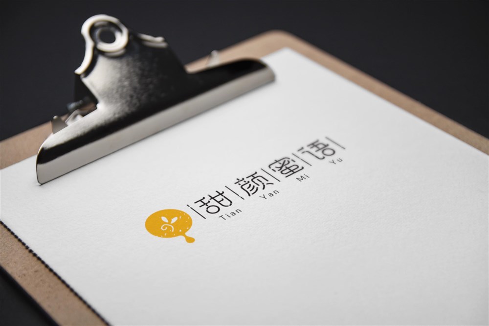 【一日一标】食品业蜂蜜品牌logo设计—甜言蜜语
