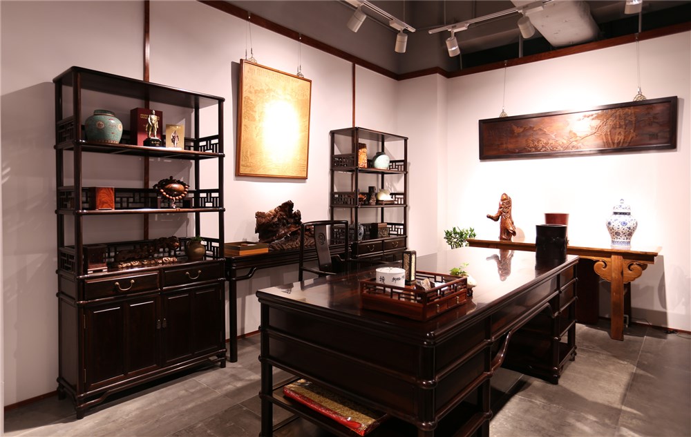一心设计组 | 龍熙堂红木艺术展厅