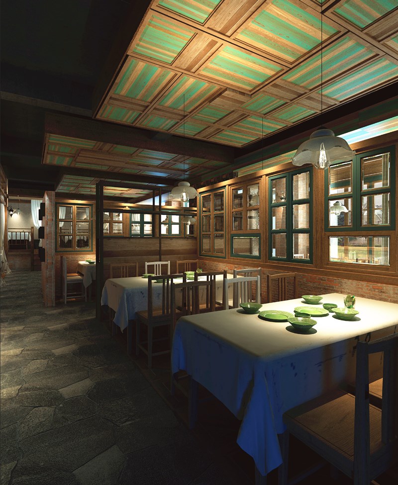 主题餐厅设计-火红年代主题餐厅设计