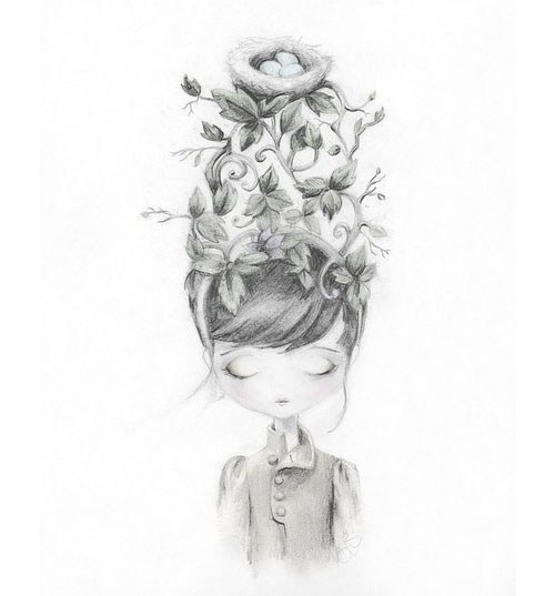 亮眼的清秀唯美绘画作品欣赏