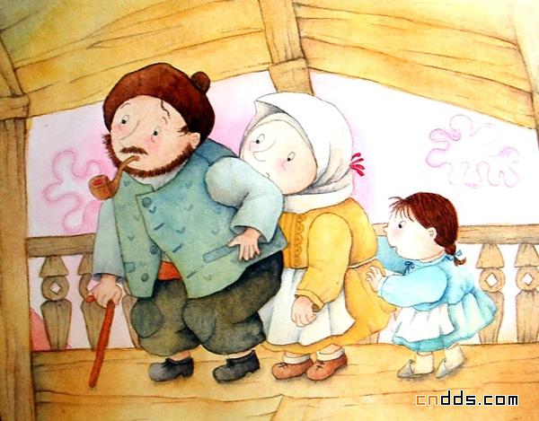 韩国bluerainyh唯美淡彩插画