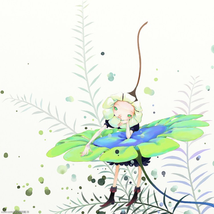 另类视觉的唯美花儿插画艺术
