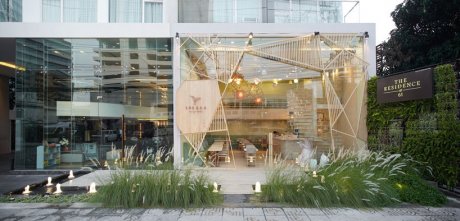 shugaa甜品店室内设计 用抽象糖粒