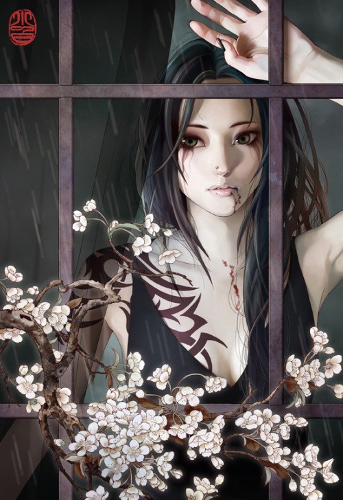 “醉迷”人物插画欣赏