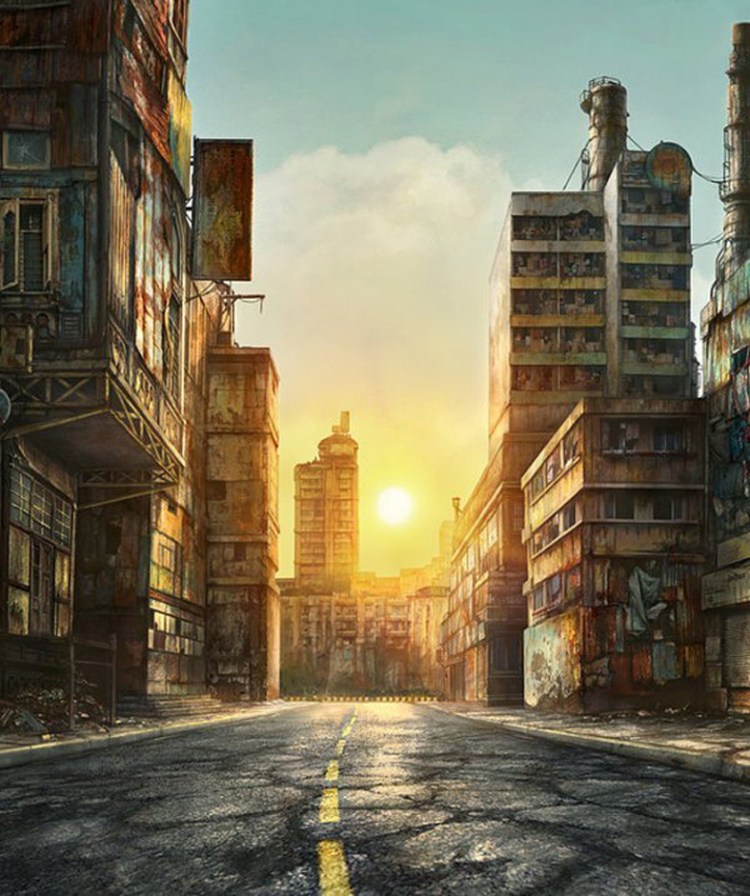 相当震撼的数码场景插画艺术