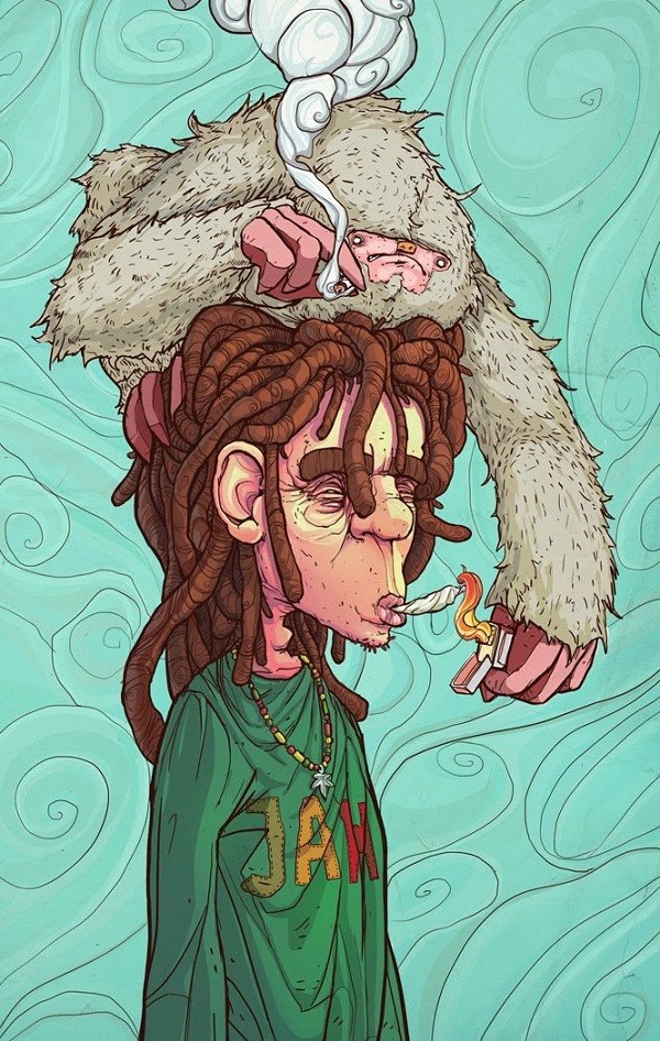 波兰很有讽刺味道的插画设计