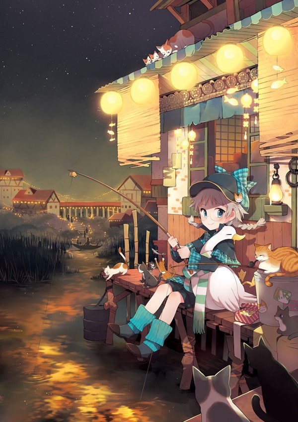 今天送上动漫唯美插画盛宴
