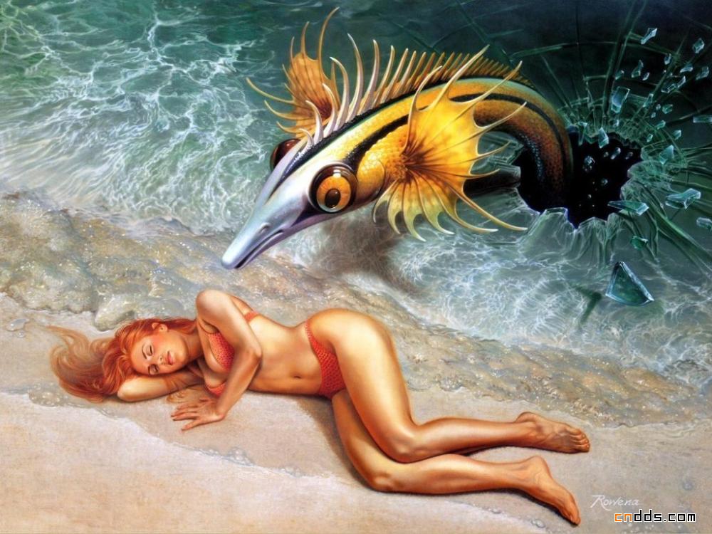 顶尖人体艺术插画家Mahira Atesa的插画作品