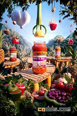 25张创意且美味的“食品风景”