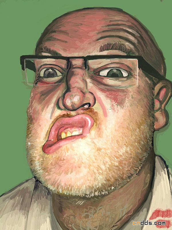 英国Jason Wilsher-Mills：Ipad手指绘作品