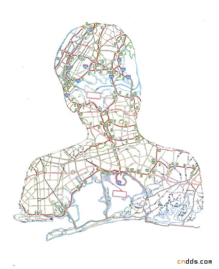 Nikki Rosato的地图肖像