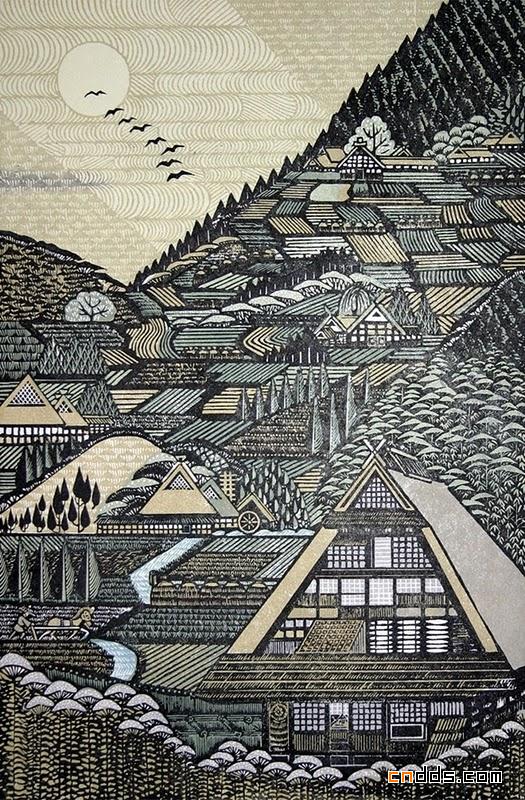 木刻版画作品