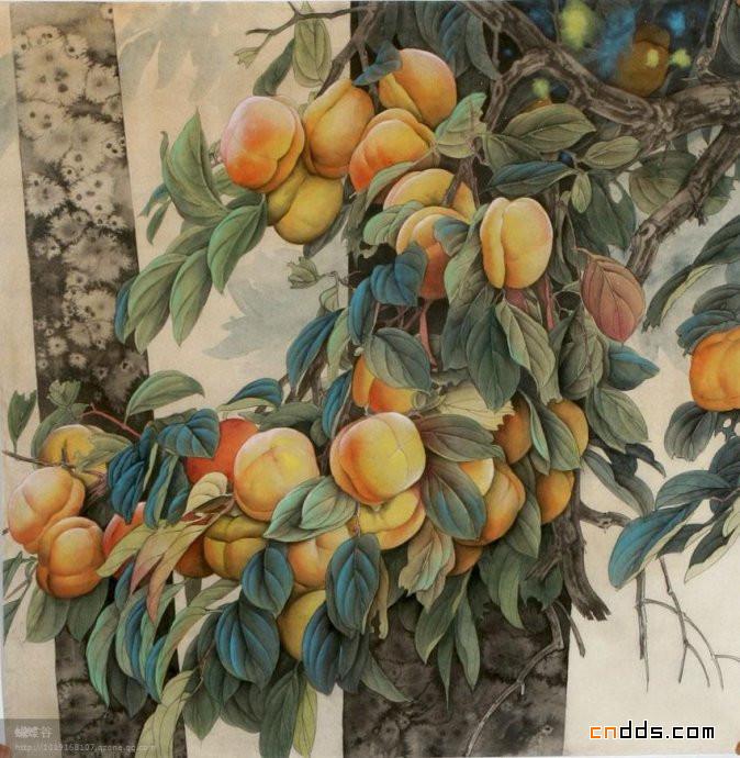李喆工笔画作品欣赏