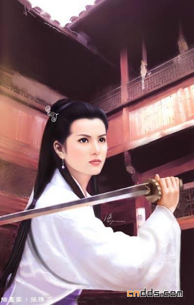 张雅涵手绘古典美女插画作品欣赏