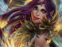 幻想派游戏角色插画欣赏