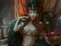细腻逼真的幻想派插画作品
