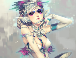 来自越南画家的精美人物插画作