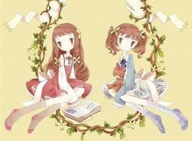 圣诞节唯美动漫插画大放送