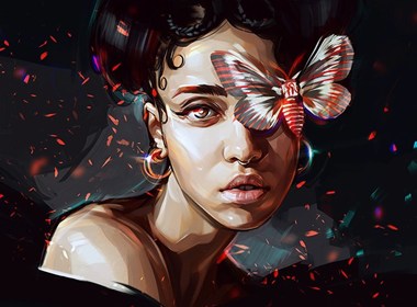 名人肖像手绘插画设计