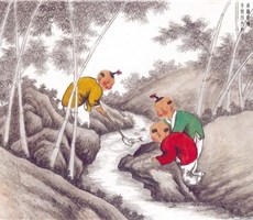 两种不同绘画风格的对比