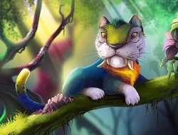 灵动可爱的动漫角色插画作品