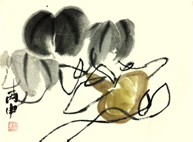 国画小品——葫芦