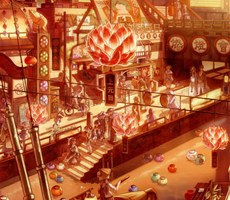 2012龙年新年新气象唯美插画设计