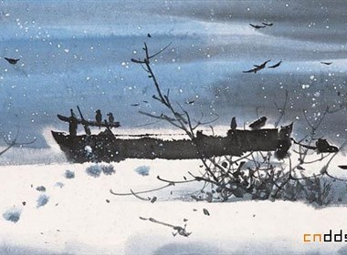 大师冯骥才水墨诗文画欣赏