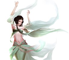 “申友林”美女插画图