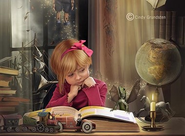 瑞典数字艺术家Cindy Grundsten作品