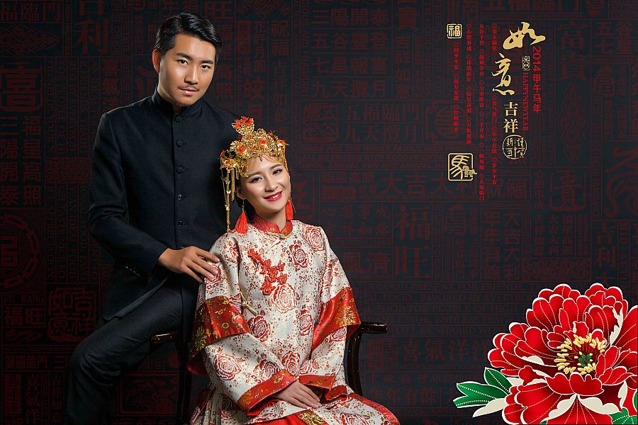 简约中国风 过年图个喜庆