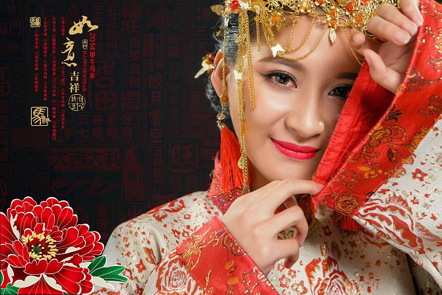 简约中国风 过年图个喜庆