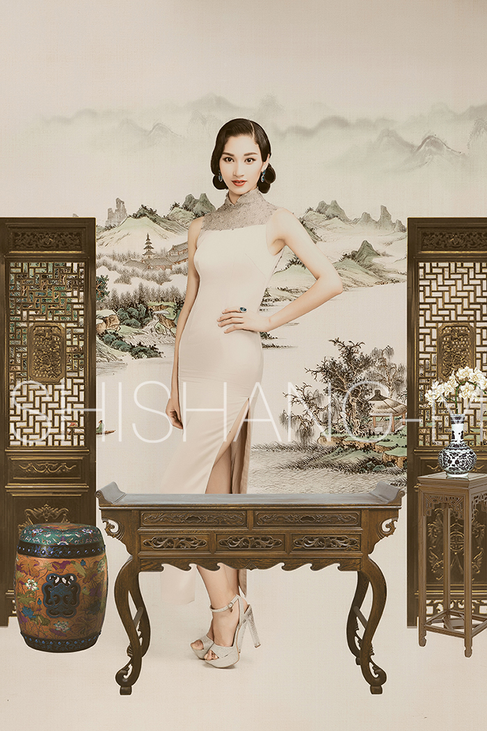 中国风-闺蜜-大片-晚礼服拍摄