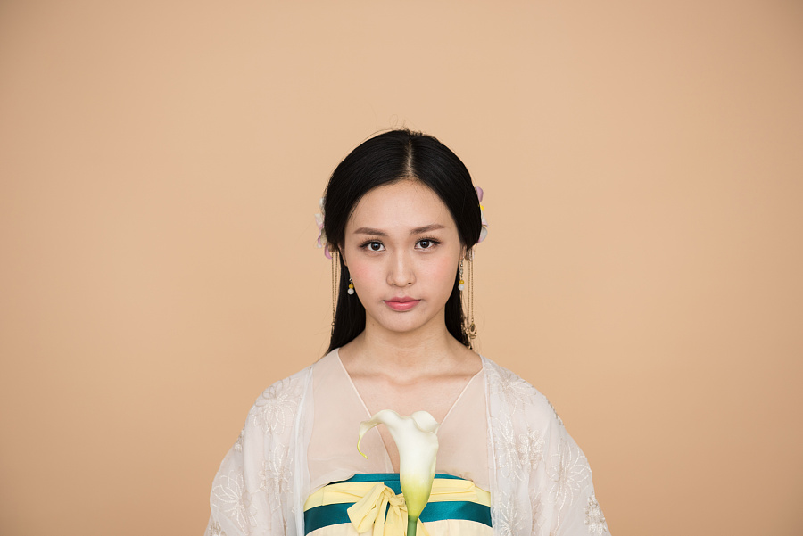 中国风-古摄影-牡丹