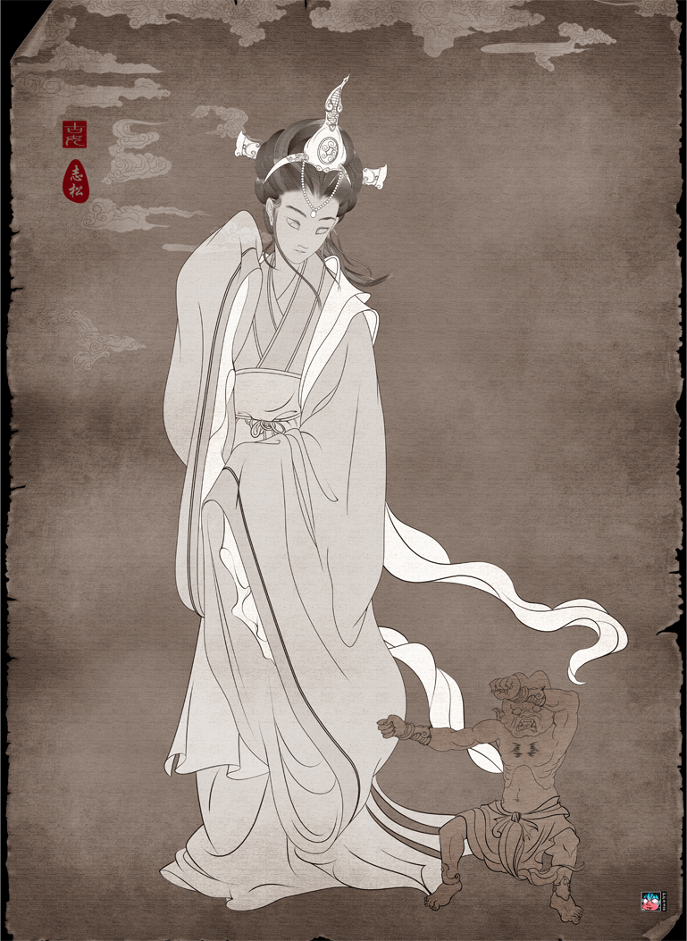 查看《野孩子漫画——中国风》原图，原图尺寸：769x1053