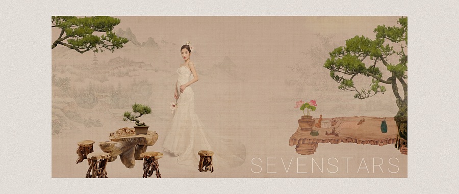 中国风-婚纱和中国元素完美结合