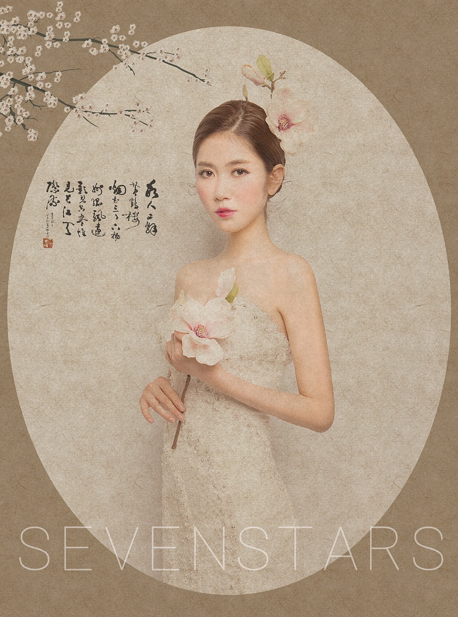 中国风-婚纱和中国元素完美结合