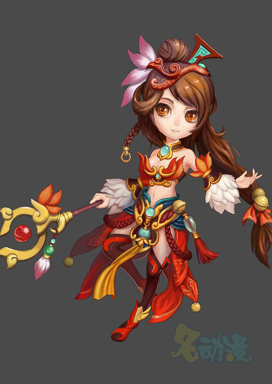 查看《【全集】游戏美术系列角色设计作品|中国风Q版设计作品》原图，原图尺寸：1000x1414