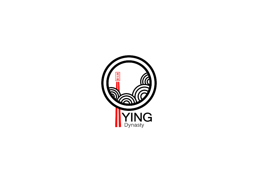 春风化雨美国英汉楼中式主题餐厅标志/logo设计