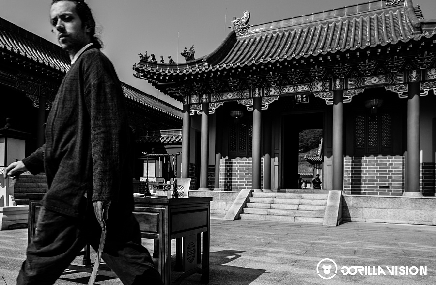 中国风老外唐装汉服家具摄影古典人像功夫皇宫