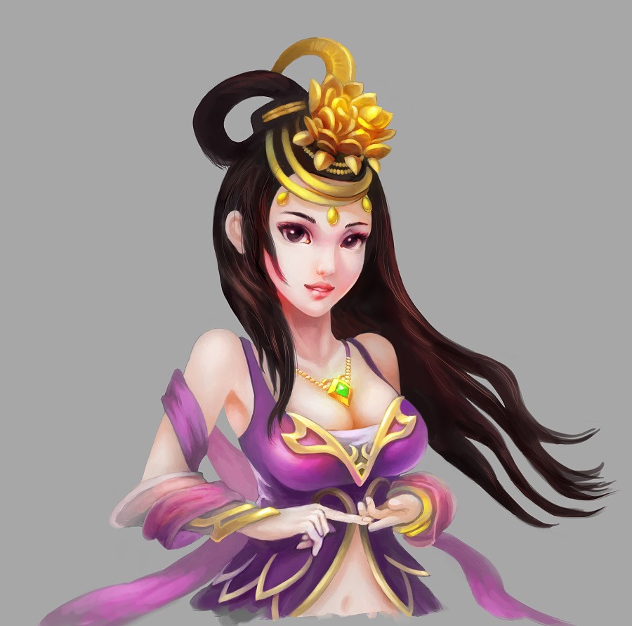 中国风女性NPC 半身像！